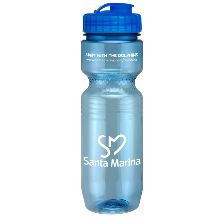 26 Oz Translucent Jogger Bottle w/ Flip Top Lid 1