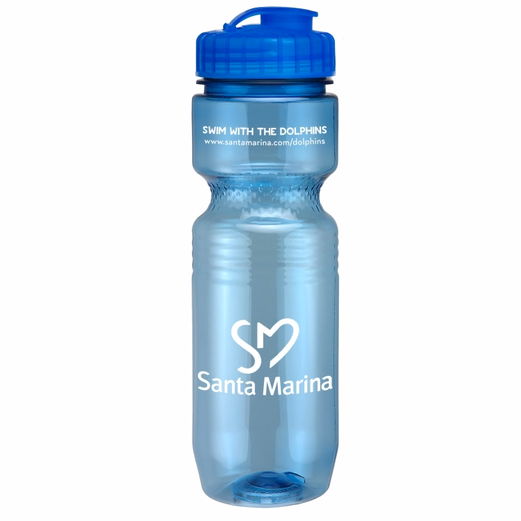 26 Oz Translucent Jogger Bottle w/ Flip Top Lid