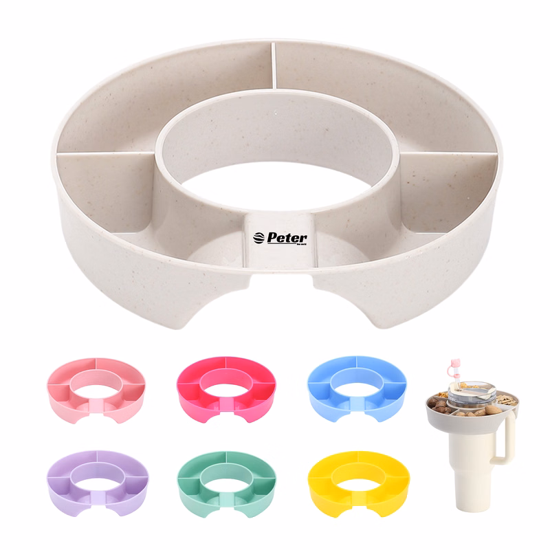 Tumbler Plastic Snack Ring Tray Bowl