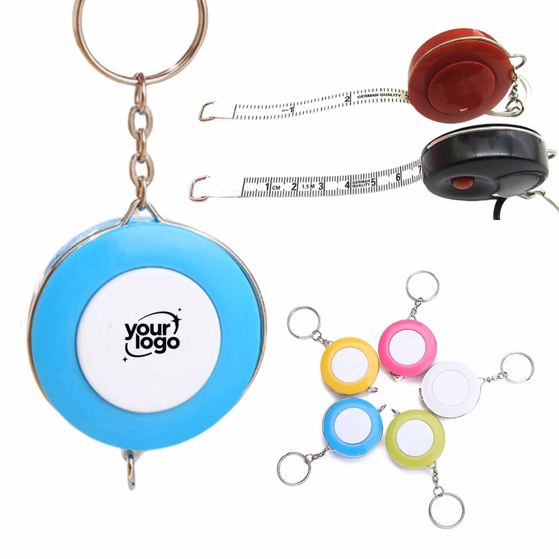 Round Measuring Tape Keychain