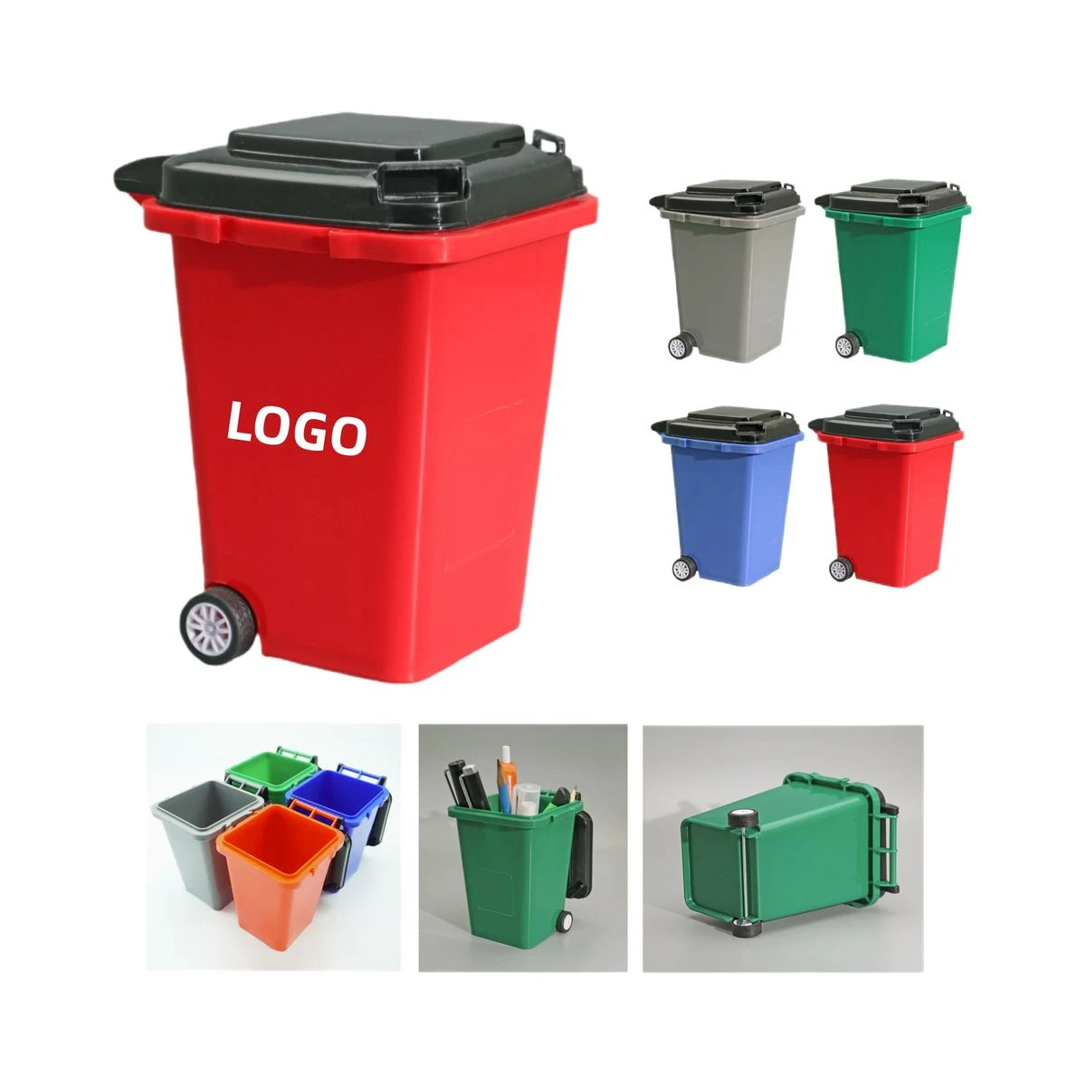 Creative Trash Bin Pencil Holder 1
