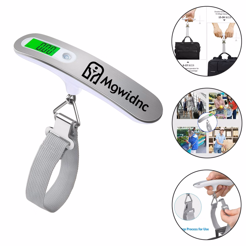 50KG Portable Handheld Luggage Scale with LCD Display