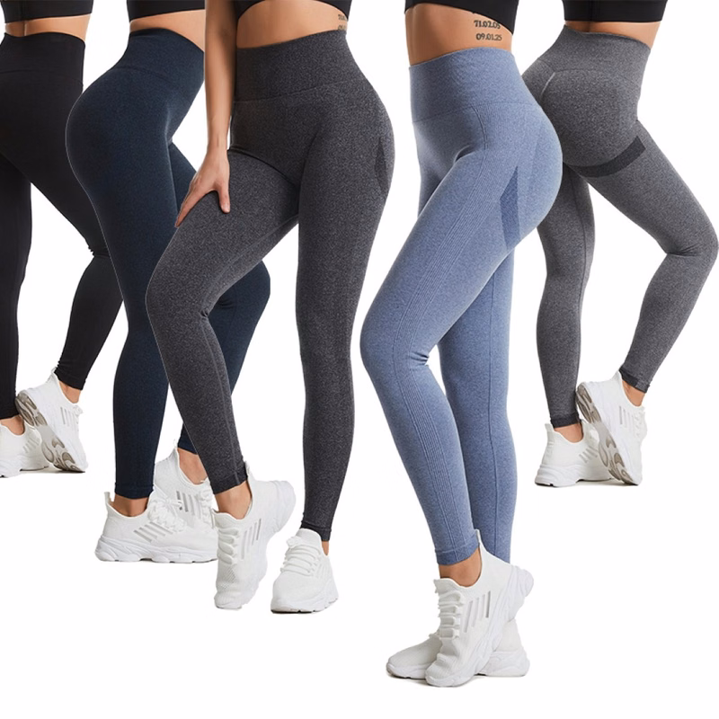 Woman seamless yoga pants