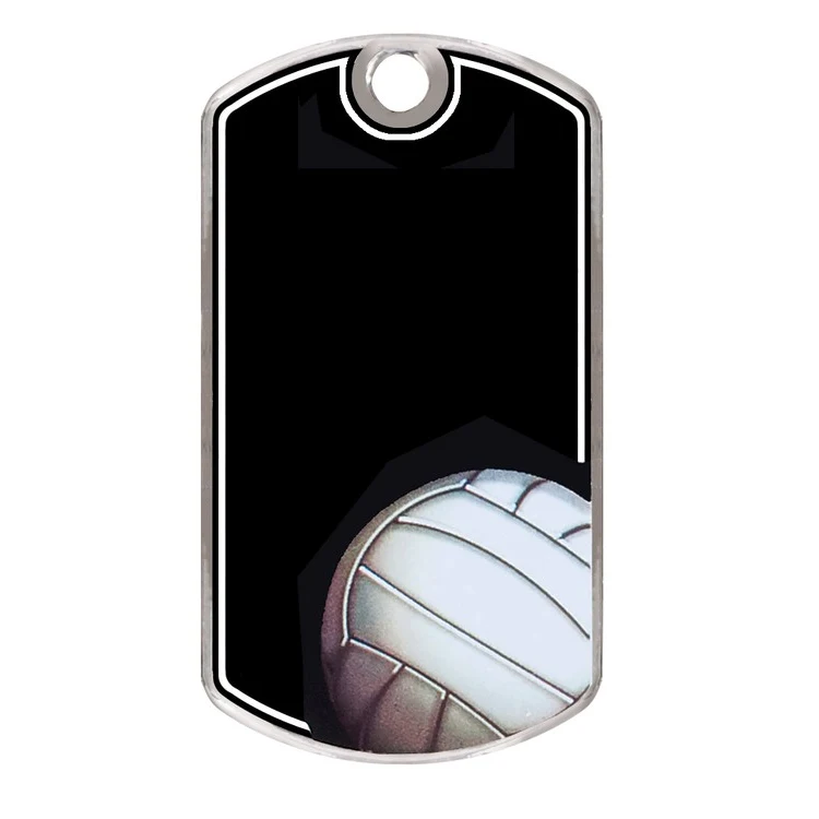 Volleyball Metal Dog Tag 1