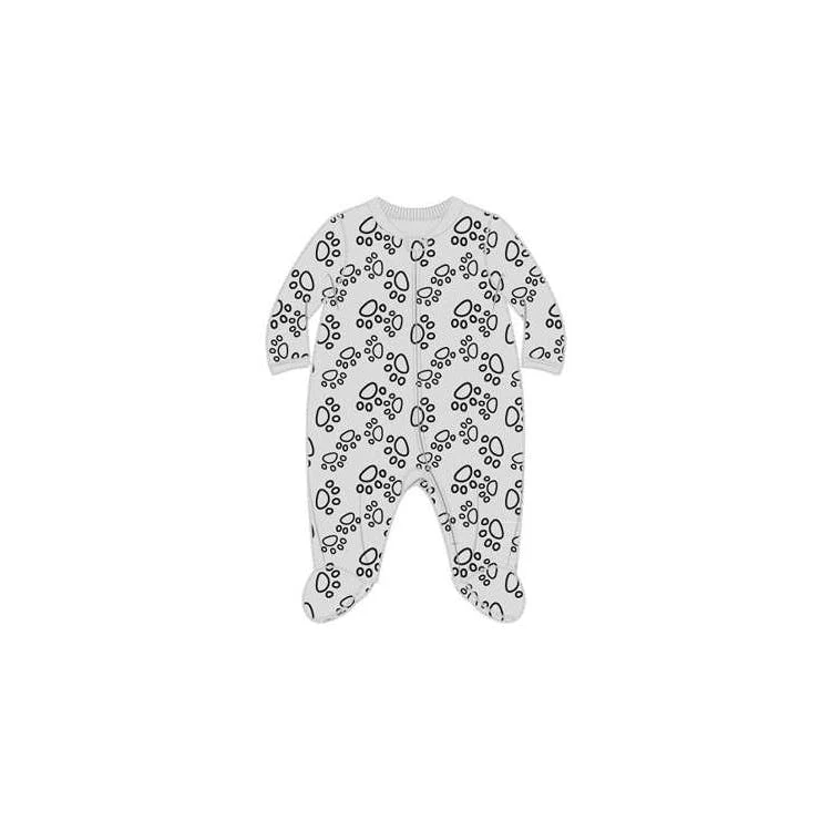 Boys' Embossed Bodysuits Gray 0-9M 1