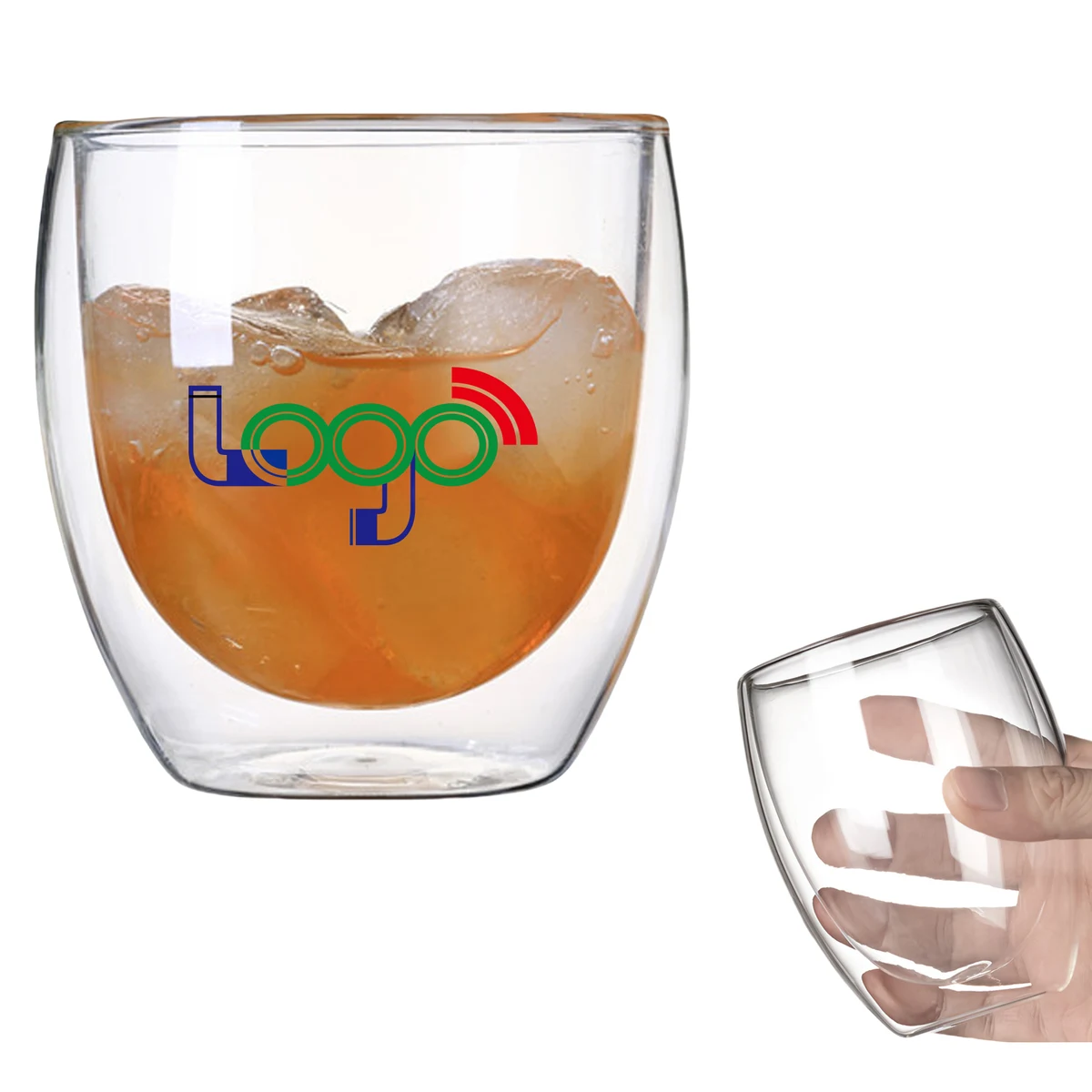 9 OZ Double Walled Glass Coffee Mugs MOQ50 1