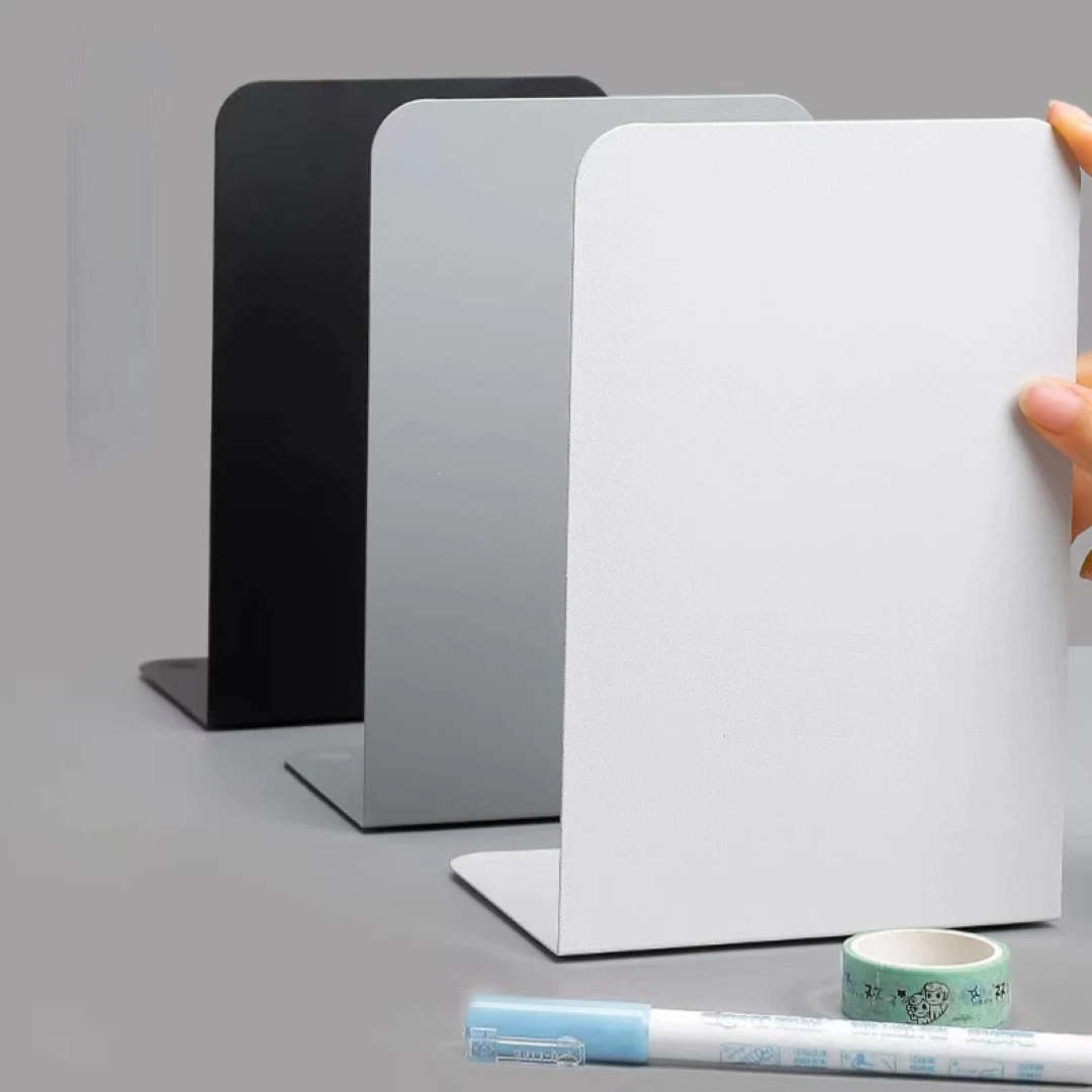 Simple Desktop Metal Book Stop 1