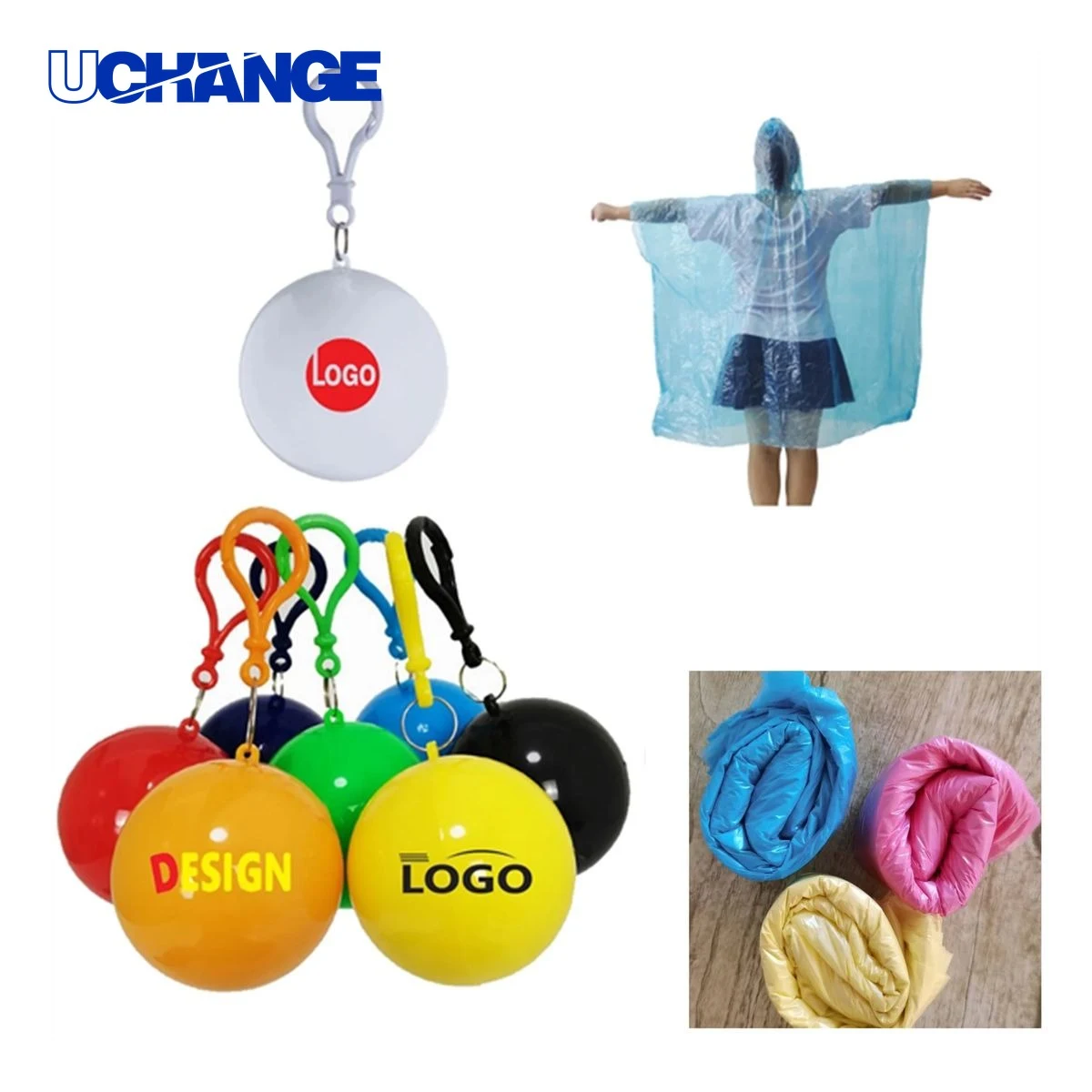 Convenient Portable Disposable Emergency Raincoat Ball 1