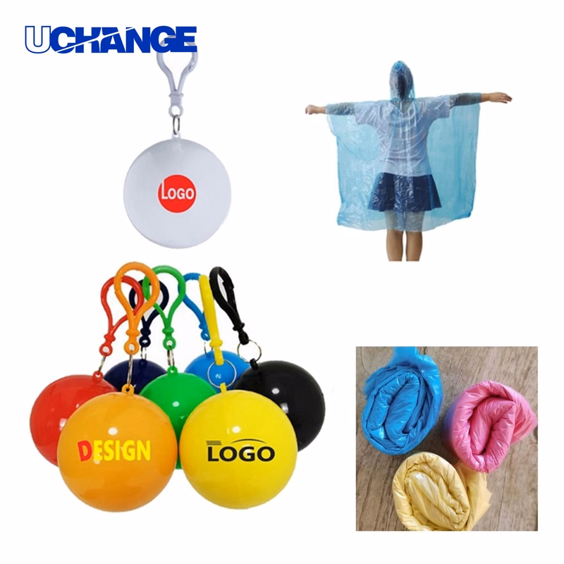 Convenient Portable Disposable Emergency Raincoat Ball