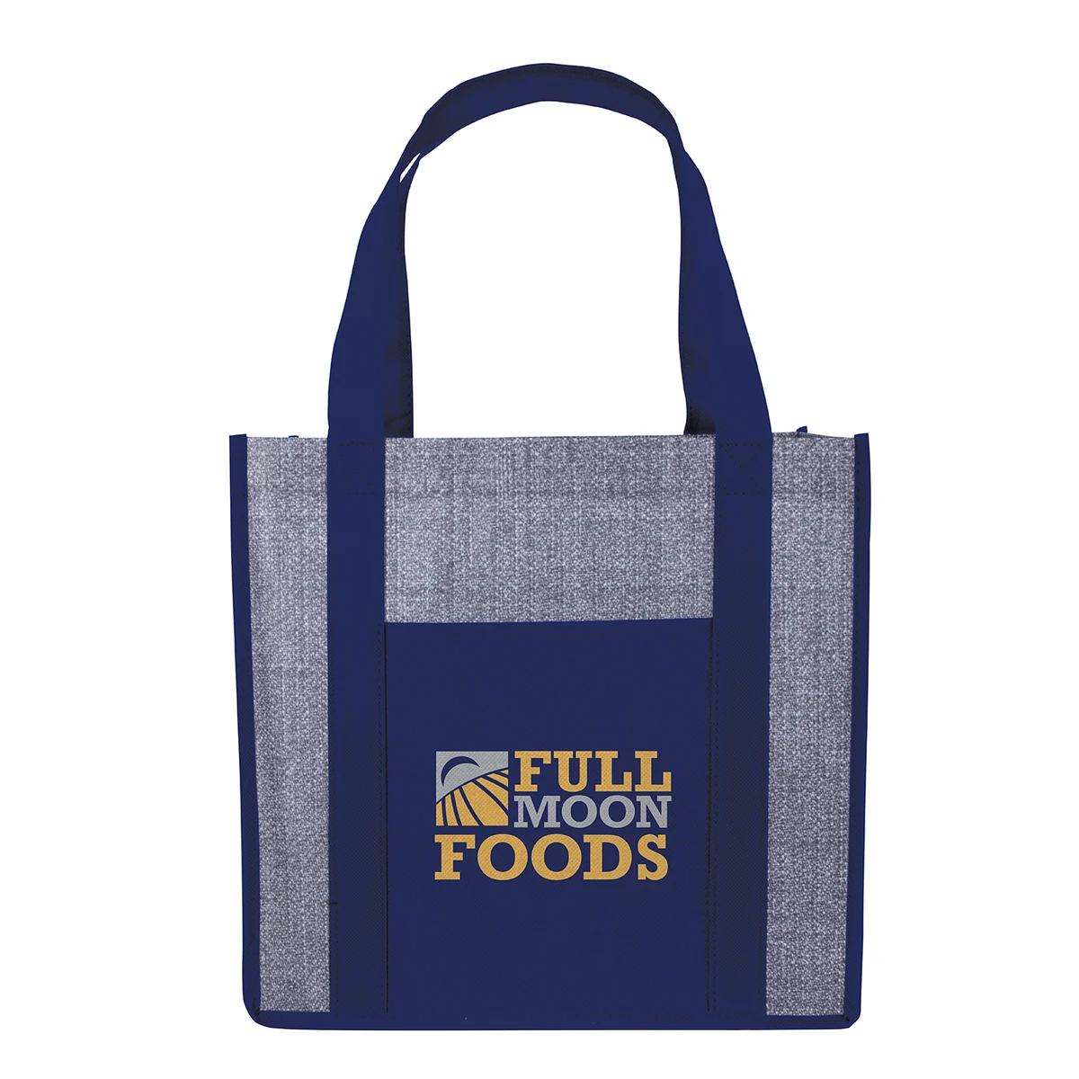 Good Value™ Laminated Heathered Non-Woven Grocery Tote 1