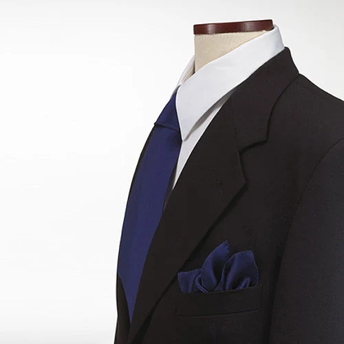 Navy Pocket Squares Poly 1