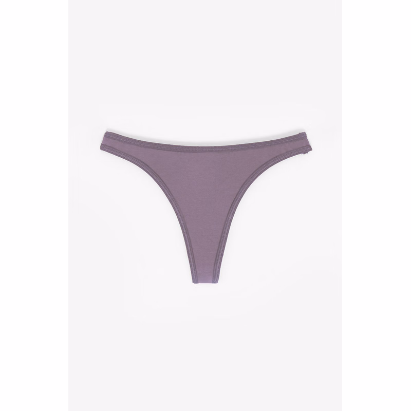 COTTON SPANDEX THONG PANTY