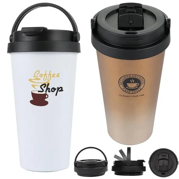 Stainless Steel Vacuum Insulated Travel Coffee Mug for Commutes, Fitness and Travel 1