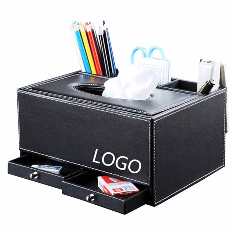 PU Desk Pen Holder
