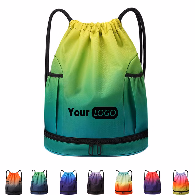 Polyester Drawstring Travel Backpack