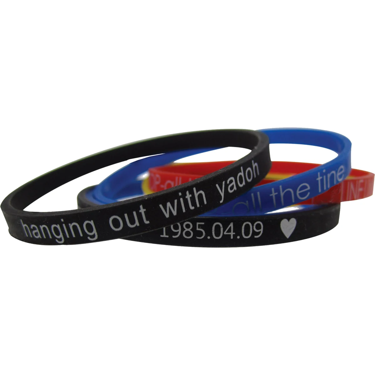 Printed Silicone Bracelets: 5mm 1