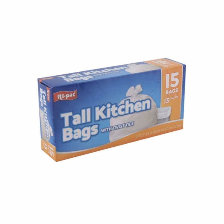 Tall Kitchen Bags -13 Gallon 0.4 mil