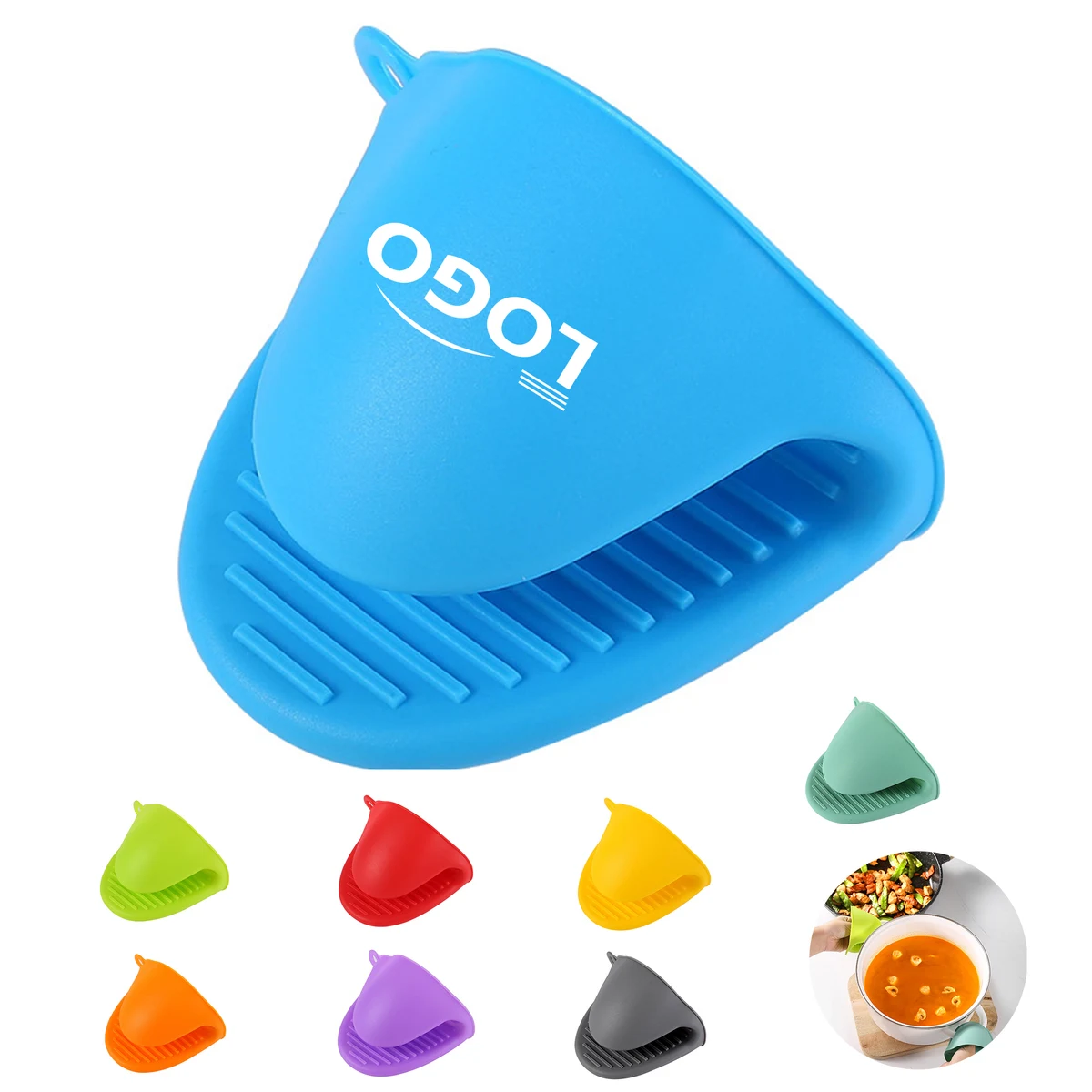 Silicone Heat-Resistant Oven Mitt Clip 1