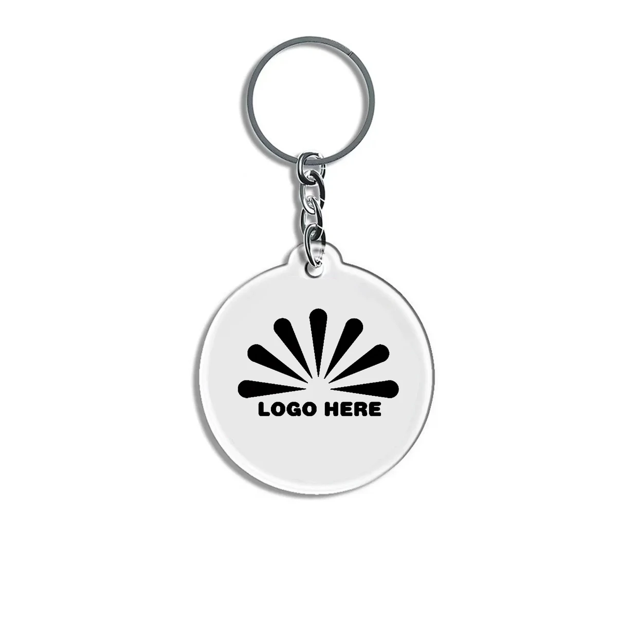 Acrylic Round Keychain Pendant Gift Can Be Customized 1