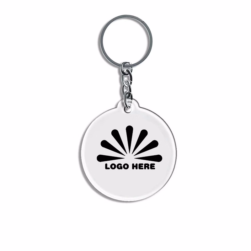 Acrylic Round Keychain Pendant Gift Can Be Customized