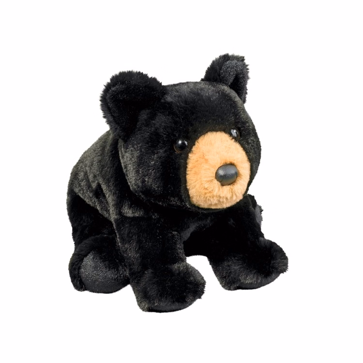 Charlie Black Bear Soft Stuffed Animal