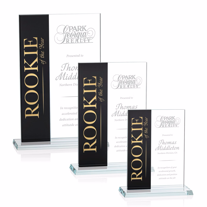 Composite Vertical Award - Black