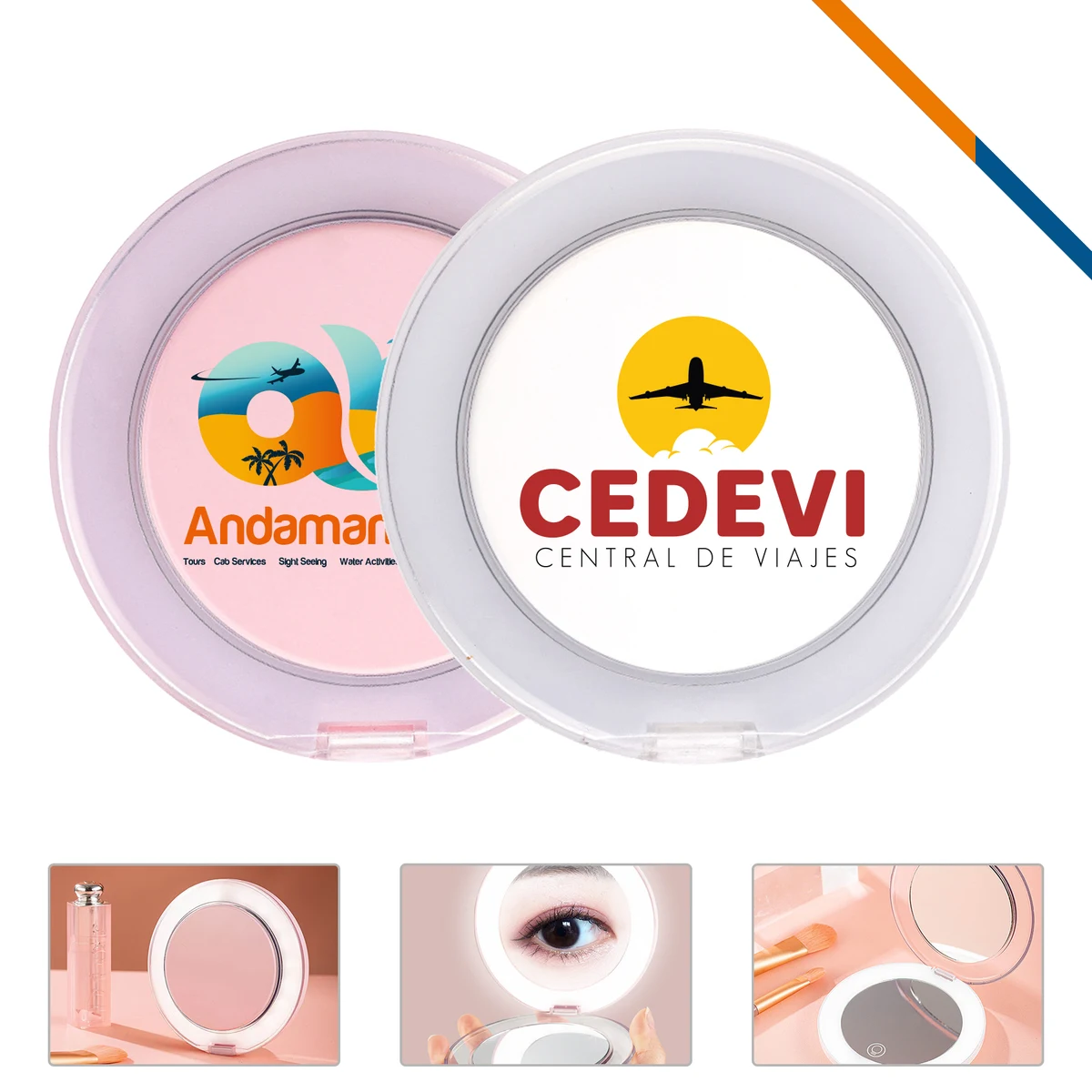 Rhet LED Compact Mirror 1