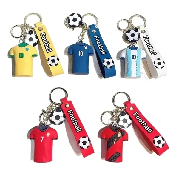 Mini Soccer Jersey Keychain 1