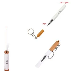 Cigarette Shaped Pen With Flashlight 1