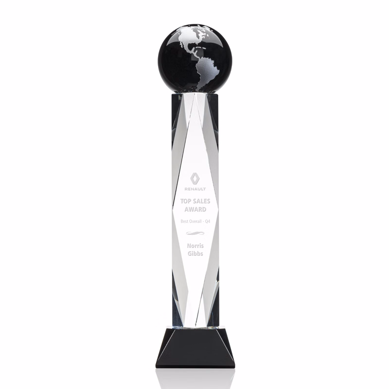 Ripley Globe Award - Black/Silver