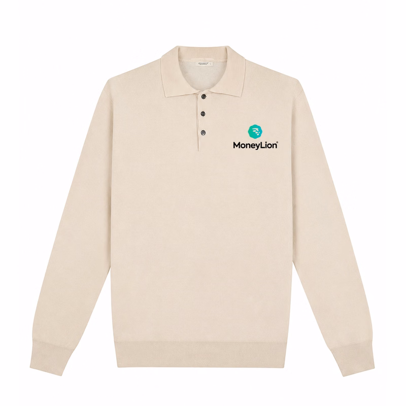 Performance Blended Long Sleeve Polo - Button Style