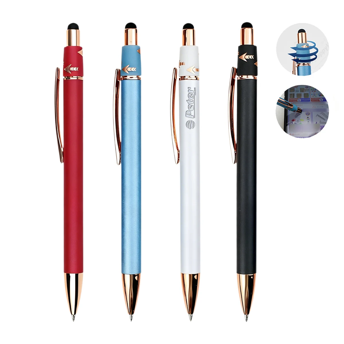Aluminum Alloy Business Stylus Ballpoint Pen 1