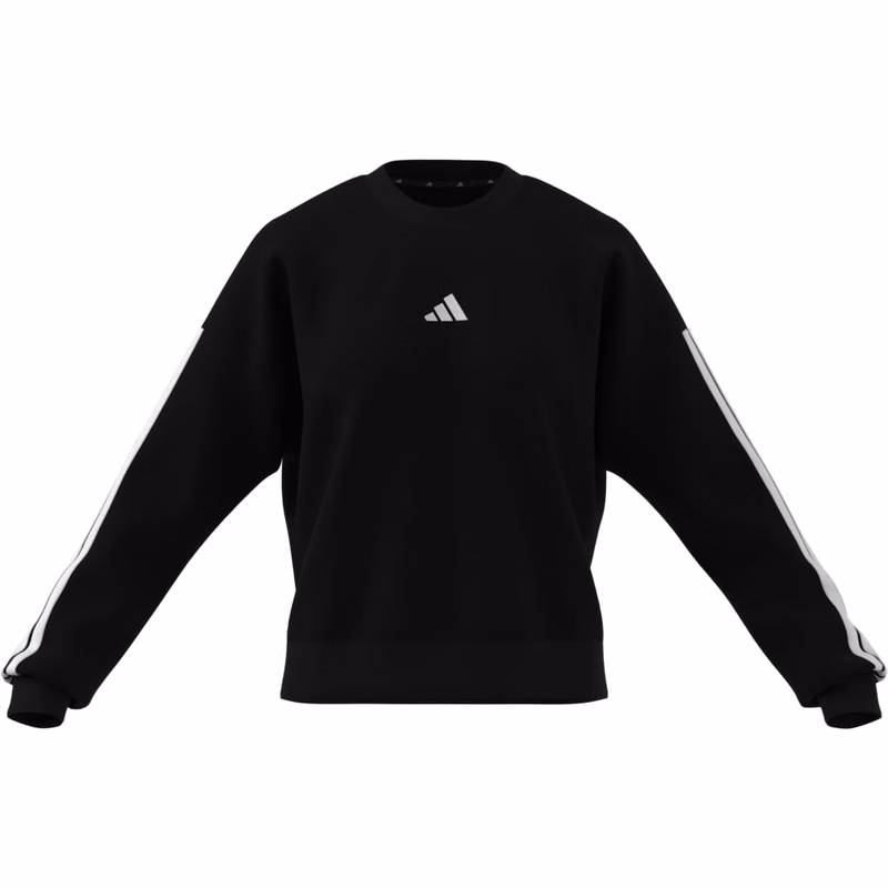 Essentials 3-Stripes Fleece Sweatshirt