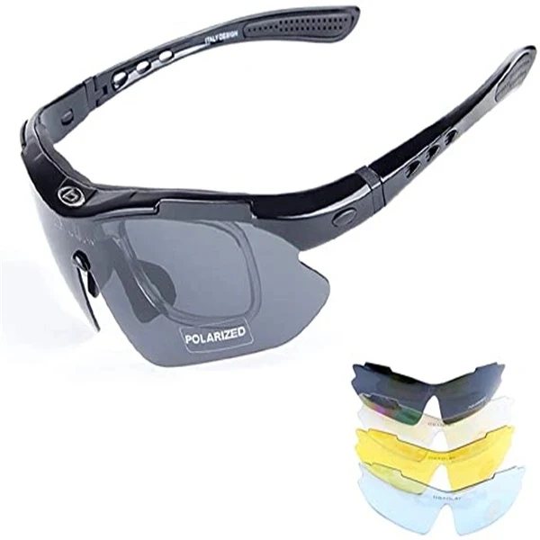 Polarized 5 Lens Sports Sunglasses 1