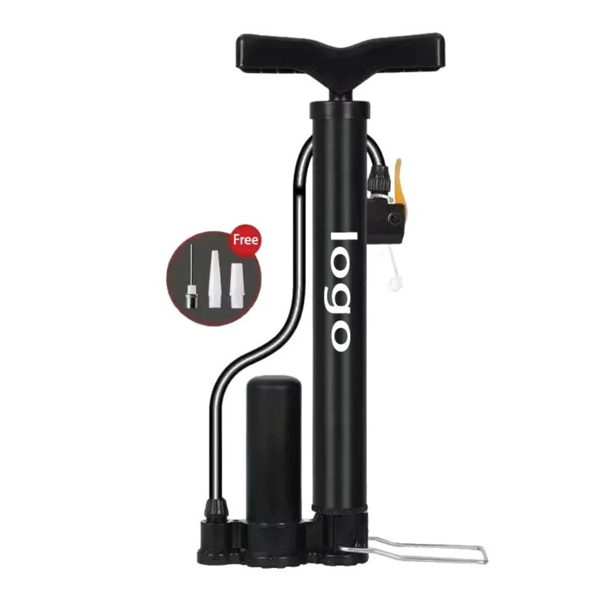 Iron High Pressure Portable Pump for Bicycle And Ball Inflating 1