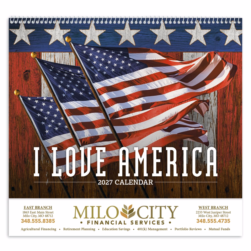 Triumph® Calendars I Love America Calendar