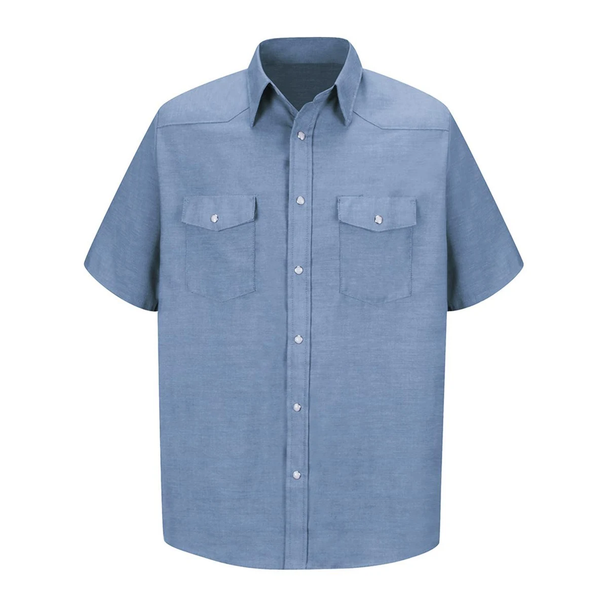 Men's Deluxe Western Style Short Sleeve Shirt - SC24 1