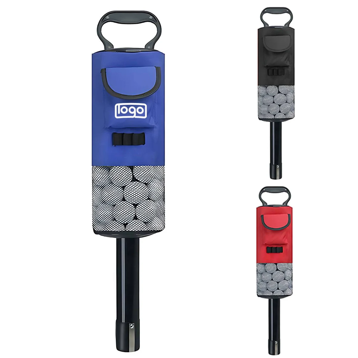 Easy-Attach Golf Ball Retriever Tube - 2-Section Pickup Tool 1