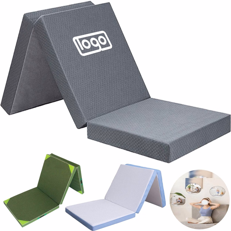 Skin-Friendly Fabric Tri-Fold Mattress Fitness Mat