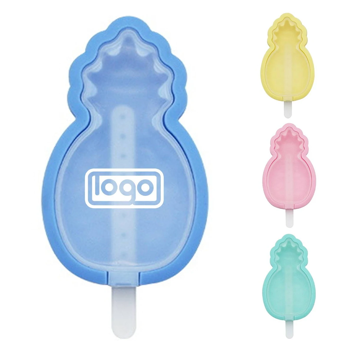 Silicone pineapple ice cube tray 1