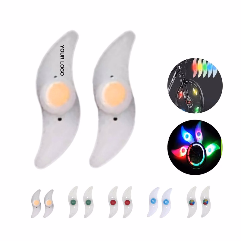 Colorful LED Wheel Lights for Cycling Safety