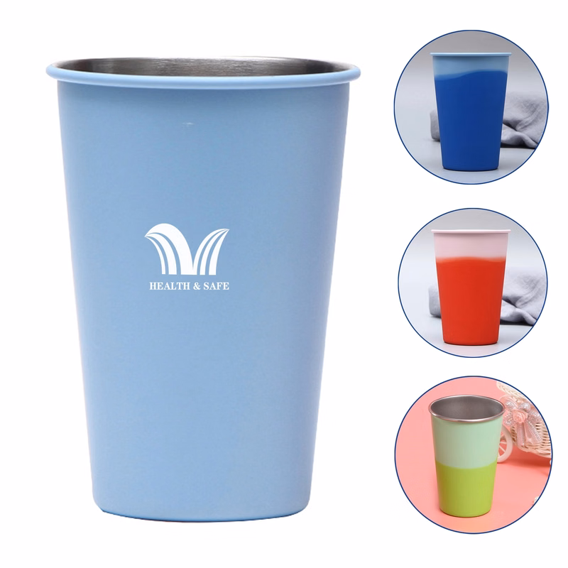 Stainless Steel Color Changing Cups