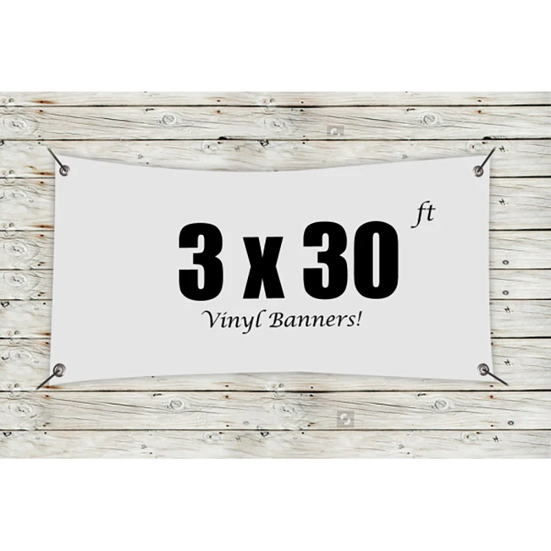 Custom 3' x 30' Vinyl Banners 1