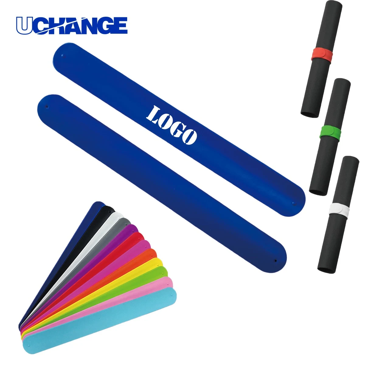 Custom Imprint Silicone Slap Wristband 1