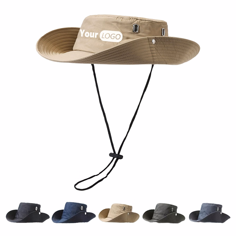 UV-Protection Wide Brim Fisherman Hat