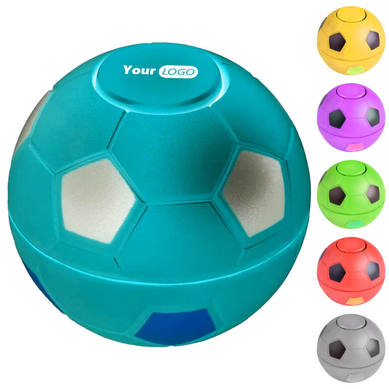 Plastic World Cup Ball Fidget Spinner Toy ?C Soccer-Themed Stress Reliever For Fans