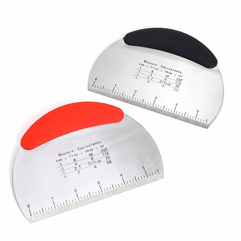 Dough Pastry Scraper With Measuring Scale