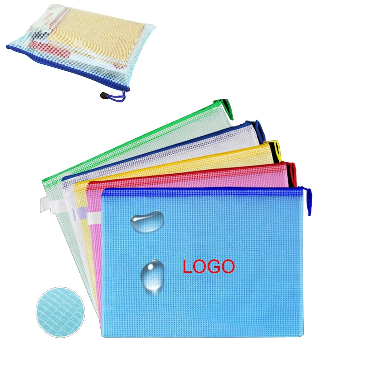 A4 Waterproof Zipper File Pocket 1