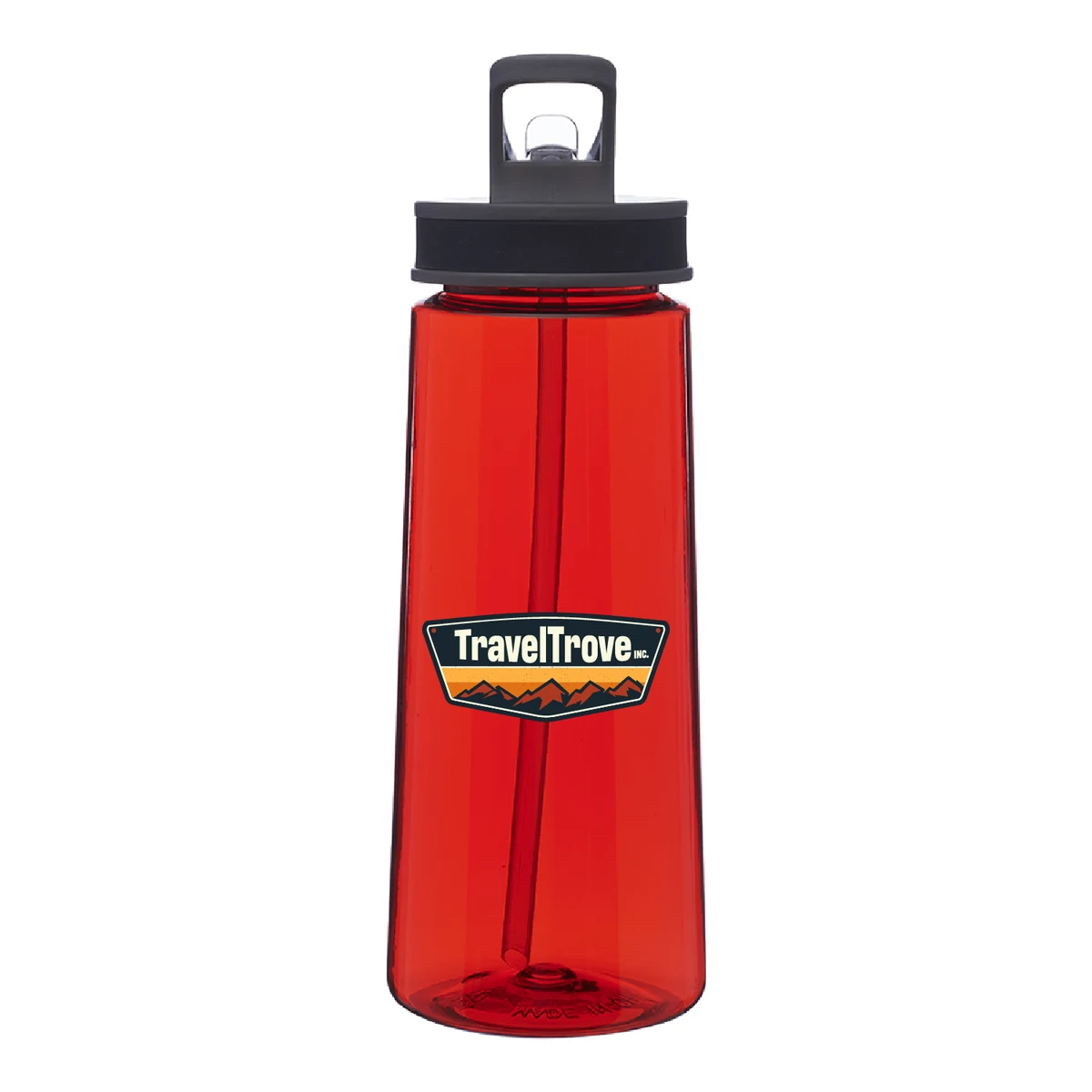 22 oz. Jog Sports Water Bottle (Full Color Imprint) 1