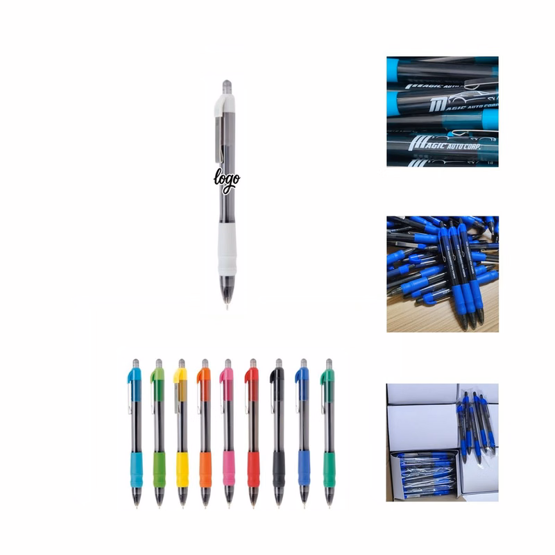 Colored-Barrel Click Ballpoint Pen